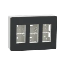 Блок unica system+ відкрита вставка 3х2 антрацит (NU123454) Блок unica system+ відкрита вставка 3х2 антрацит (NU123454)