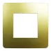 Cover frame, Unica Studio Metal, 1 gang, gold Cover frame, Unica Studio Metal, 1 gang, gold