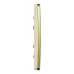 Cover frame, Unica Studio Metal, 1 gang, 1 x 2 modules, gold or beige 
