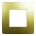 Cover frame, Unica Studio Metal, 1 gang, gold Cover frame, Unica Studio Metal, 1 gang, gold