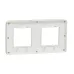 Cover frame, Unica Studio Metal, 2 gangs, copper 