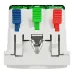 Силова розетка та USB Unica New тип С 10,5 Вт, 2 модулі, біла Силова розетка та USB Unica New тип С 10,5 Вт, 2 модулі, біла