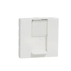 Розетка комп'ютерна RJ45, одинарна категорія 5, STP, 2 модулі білий  (NU341318)