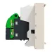 Розетка комп'ютерна RJ45, категорія 6 UTP, 2 модулі, бежева Unica New Studio Розетка комп'ютерна RJ45, категорія 6 UTP, 2 модулі, бежева Unica New Studio