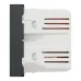 Розетка USB подв. 2.1А 2 модуля антр Розетка USB подв. 2.1А 2 модуля антр