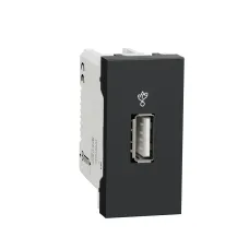 USB-коннектор 1 модуль антрацит (NU342954) USB-коннектор 1 модуль антрацит (NU342954)