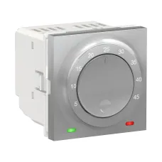 Термостат теплої підлоги  10А алюміній  (NU350330)