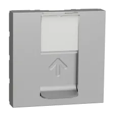 RJ45 накладка 2 модуль алюміній  (NU941130)