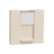 Накладка RJ45, 2 модулі, бежева Unica New Studio  (NU941144)
