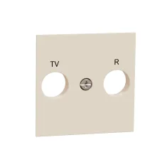 Центральна плата розетки TV/FM, бежева, Unica New Studio  (NU944044)