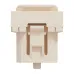 Центральна плата RJ45Keystone/Systimax, 1 модуль, бежева Unica New Studio Центральна плата RJ45Keystone/Systimax, 1 модуль, бежева Unica New Studio